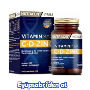 Nutraxin Vitamin Max C + D Zinc 60 Tablet 2Piece