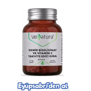 Venatura Demir Bisgilisinat Vitamin C 90 capsule