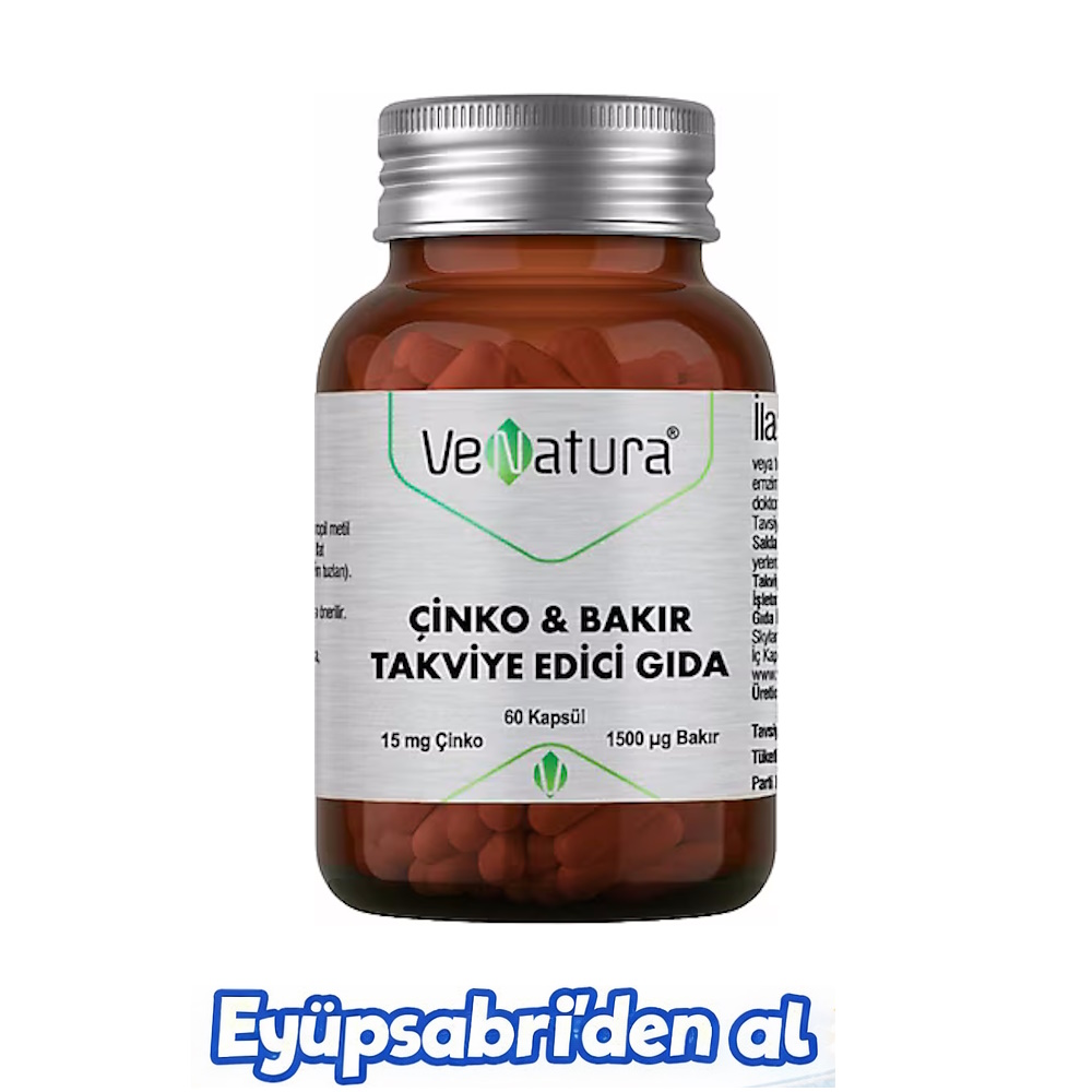 Venatura Çinko & Bakır 60 capsule