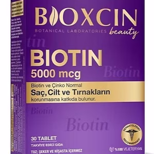 BIOXCIN BIOTIN 5000 MCG 30 TB