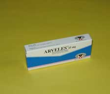 ARVELES 25 MG 20 FTB.