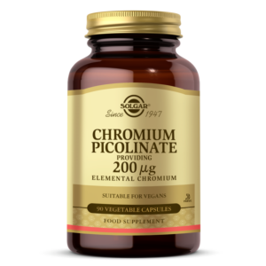 SOLGAR CHROMIUM PICOLINATE 200 MCG 90 CAP.
