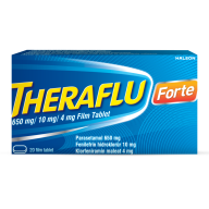 THERAFLU FORT 650/10/4 MG 20 FTB.