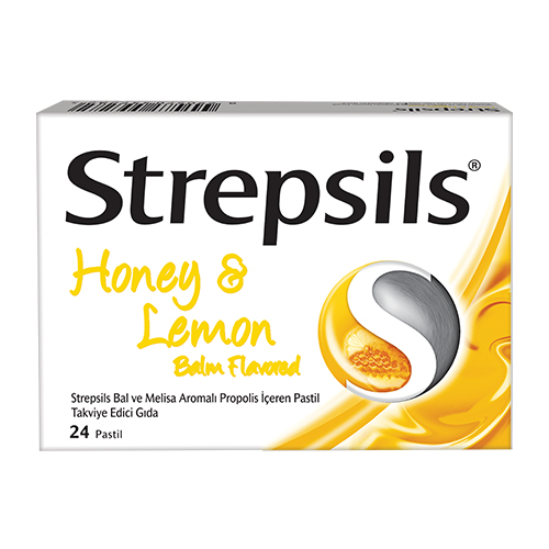STREPSILS HONEY & LEMON 24 LOZENGES